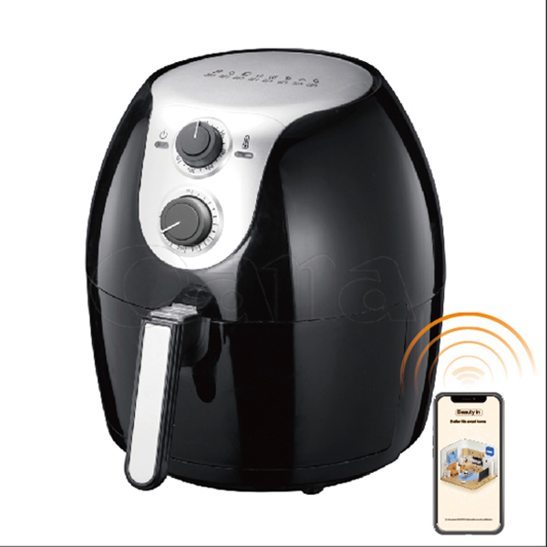 QANA 2020 America no stick Wifi Led Display 7.5 8.9 quart 1600w air fryer oven without oil
