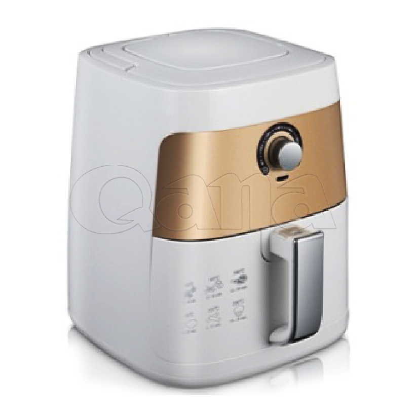  Mechanical air fryer with single knob and digital thermostat