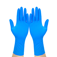 Disposable latex gloves and long surgical kitchen dishwashing waterproof rubber plastic household butadiene rubber thickening - 副本