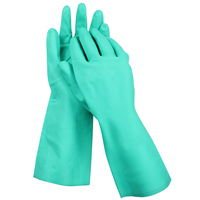 Acid and alkali resistant detergent industrial gloves chemical resistant oil resistant labor insurance nitrile rubber protective gloves