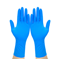 Guantes de látex desechables y lavavajil