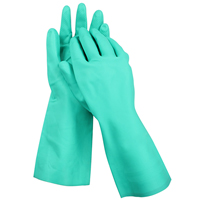 Gants industriels pour détergent résistant aux acides et aux alcalis Gants de protection en caoutchouc nitrile