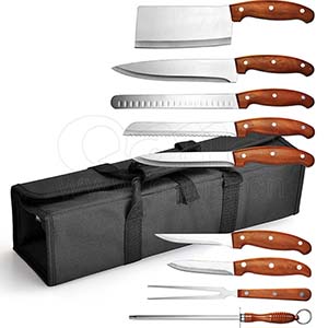 Promotional 10PCS Out Door Kitchen Knife