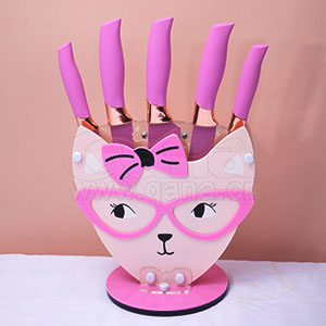 Girl expression knife holder