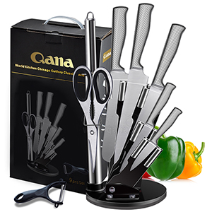 9pcs sleeve knives مع hollowhandles