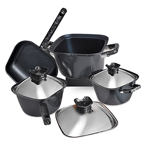 Aluminum pot 7pcs